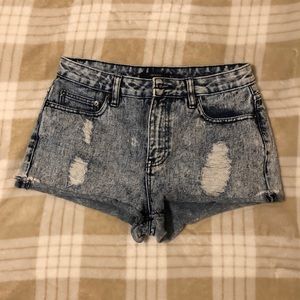 Forever 21 High-Waisted Jean Shorts